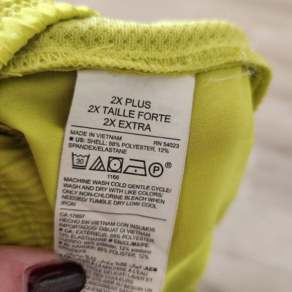 Old Navy Active Stretch Tech Shorts Womens Size 2X Yellow - Picture 4 of 5